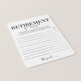 Retirement Family Feud Questions and Answers Printable