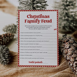 Red and White Striped Christmas Party Games Bundle Printable