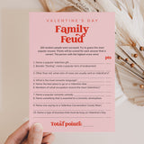 Printable Valentine's Day Family Feud Game with Answers