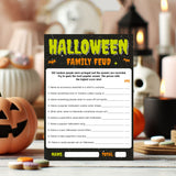 Halloween Feud Printable Questions and Answers