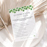 Simple St Patricks Day Party Games Printable