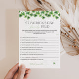 St Patricks Day Party Games Bundle Printable