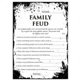 Halloween Family Feud Questions for Adults Printable | With Answers by LittleSizzle