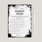 Halloween Family Feud Questions for Adults Printable | With Answers by LittleSizzle