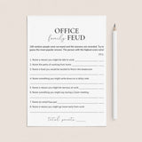 Printable Office Family Feud Game Questions and Answers by LittleSizzle