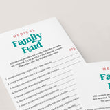 Medical Family Feud Questions and Answers Printable
