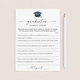 Graduation Feud Game Printable Family Feud for Grad Party by LittleSizzle