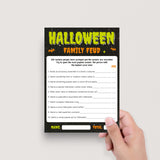 Halloween Feud Printable Questions and Answers