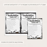 Halloween Family Feud Questions and Answers Printable