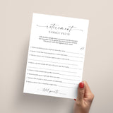 Printable Retirement Family Feud Questions and Answers