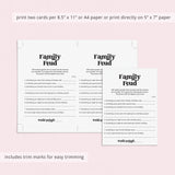 Family Feud Birthday Edition Questions and Answers Digital Download