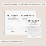 Retirement Family Feud Questions and Answers Printable