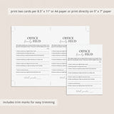 Printable Office Family Feud Game Questions and Answers