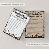 Halloween Family Feud Questions and Answers Printable