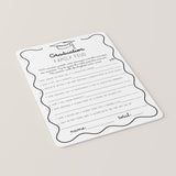 Graduation Family Feud Game Printable Wavy Border