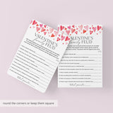 Valentine's Day Game Family Feud with Answers Printable