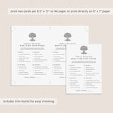 Family Reunion Games Bundle Printable