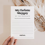 Printable Graduation Memory Cards