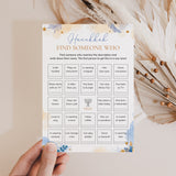 Hanukkah Find Someone Who Bingo | Find The Guest Icebreaker Game Printable