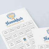 Printable Hanukkah Find The Guest Icebreaker Bingo