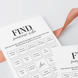 Class Reunion Bingo Find Someone Who Mingle Icebreaker Game Printable