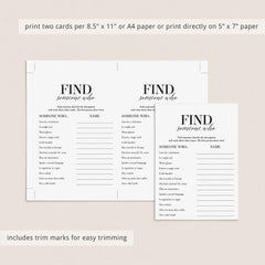 Office Party Icebreaker Game Find Someone Who Printable