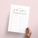 Girl Birthday Game for Groups Finish My Phrase Printable
