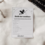 Witches Bachelorette Icebreaker Game Finish Her Sentence
