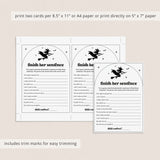 Witch Bachelorette Party Games Bundle Instant Download