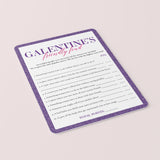 Galentines Friendly Feud Quiz with Answers Printable