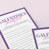 Galentines Friendly Feud Quiz with Answers Printable