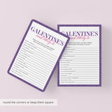 12 Printable Galentine Games