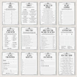 Gatsby New Year's Eve Party Games and Activities Bundle Printable by LittleSizzle