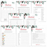 Printable Christmas Games Bundle for Family + FREE Secret Santa Questionnaire by LittleSizzle