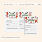 Guess That Christmas Song Game with Answers Printable