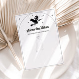 Witchy Bridal Shower Activity Guess The Dress Cards Printable