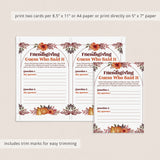 Fun Friendsgiving Icebreaker Activity | Guess Who Said It