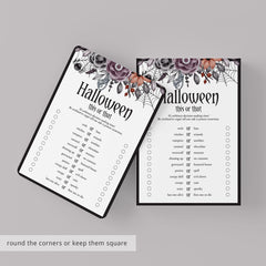 Printable Halloween This or That Questions