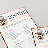 8 Halloween Games for Family To Print At Home