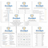 8 Hanukkah Games Printable by LittleSizzle