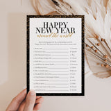 New Years Games for Families Printable