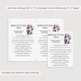Superstition Quiz Questions and Answers for Halloween Party Printable