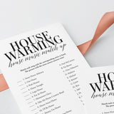 Printable Housewarming Game Music Match With Answers