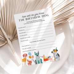 Dog Birthday Games Printable