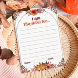 Thanksgiving I Am Thankful For Gratitude Place Setting Cards Printable