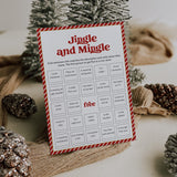 Christmas Jingle and Mingle Bingo Printable