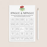 Christmas Icebreaker Bingo Find The Guest Printable by LittleSizzle