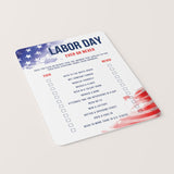 Labor Day Ever or Never Game Printable