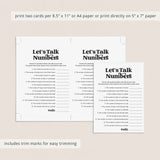 Icebreaker Games Printable Conversation Starters