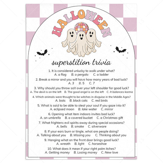 Ghouls Party Game Superstition Trivia Quiz Download by LittleSizzle
